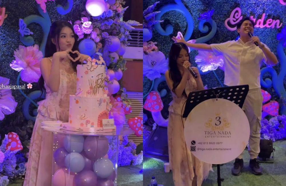 7 Potret Perayaan Ultah Ke-23 Eca Aura, Usung Konsep Garden Party