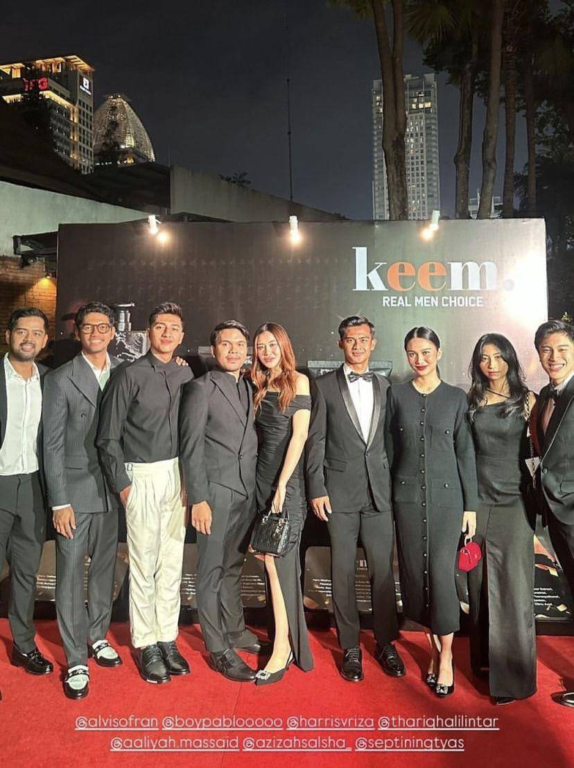 potret artis di launching Keem Skincare (Instagram.com/ragahdo)