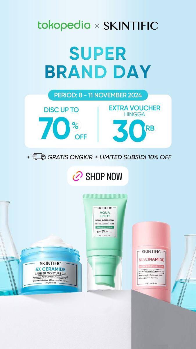 Promo diskon 11.11 (instagram.com/stories/skintificid)
