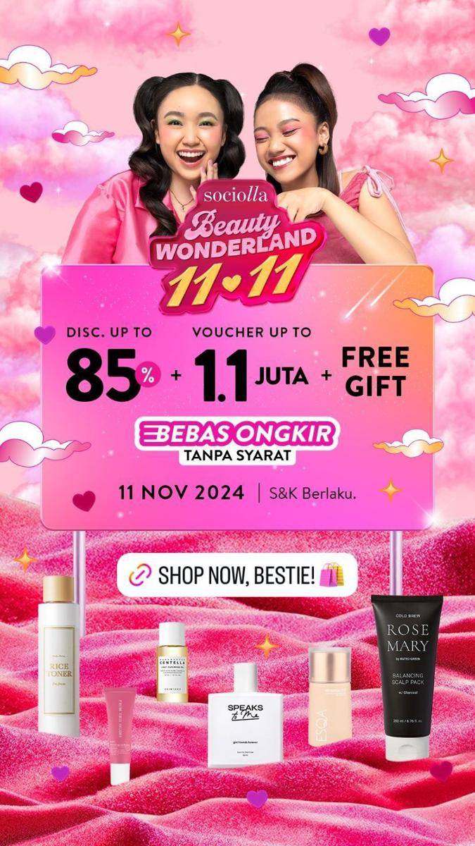 Promo diskon 11.11 (instagram.com/stories/sociolla)