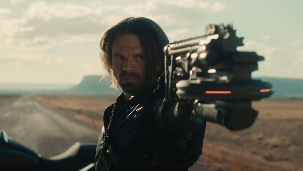 Bucky menyerang mobil Red Guardian. (dok. Marvel Studios/Thunderbolts*)