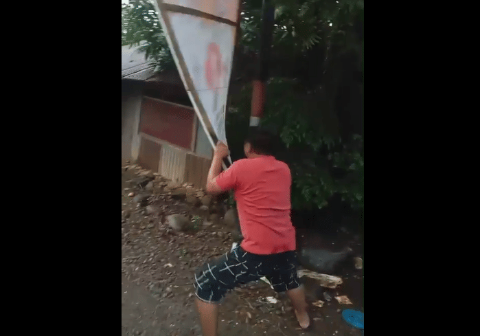 Viral Video Perusakan Baliho AURAMA di Gowa, Pelaku Diamankan