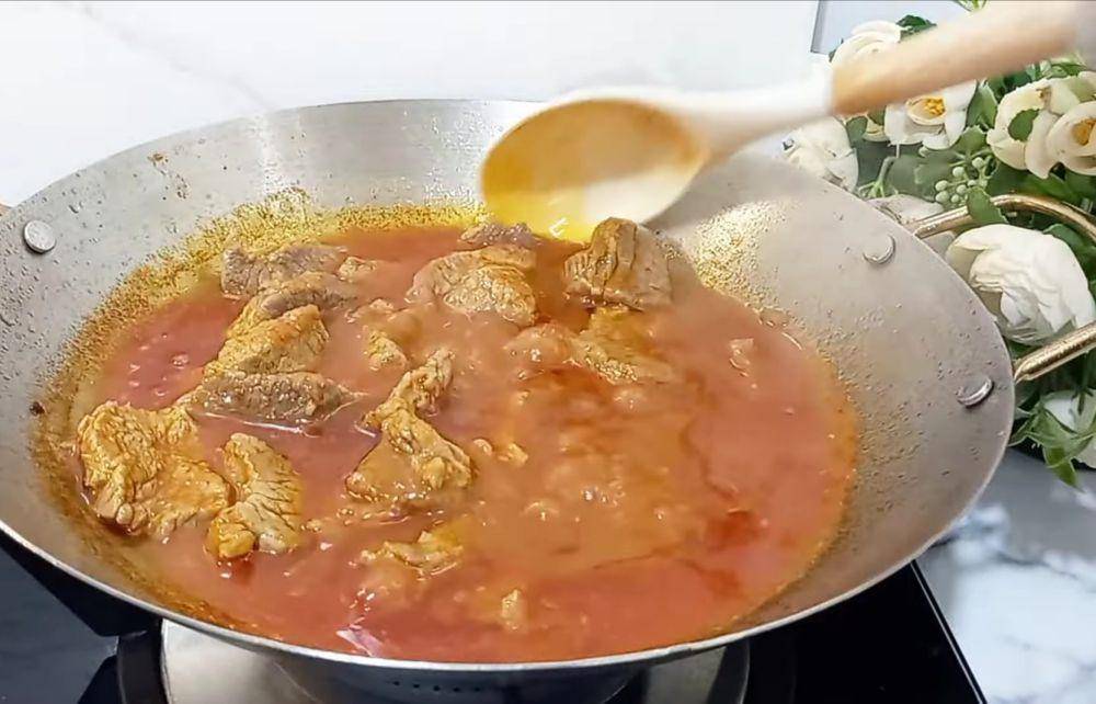ilustrasi memasak daging sapi balado (YouTube.com/Ririn Jaelani)