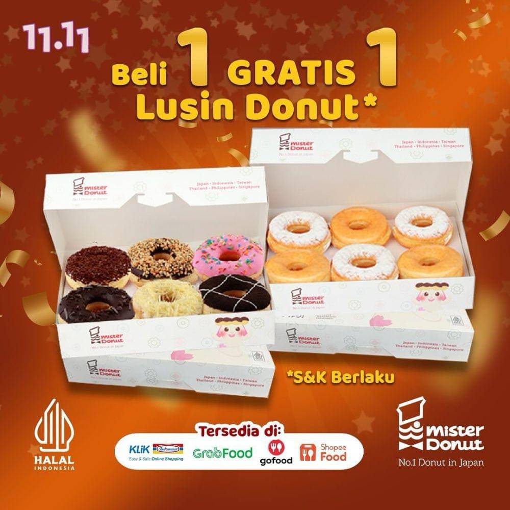 Promo Mister Donut November 2024 (instagram.com/misterdonut_id)