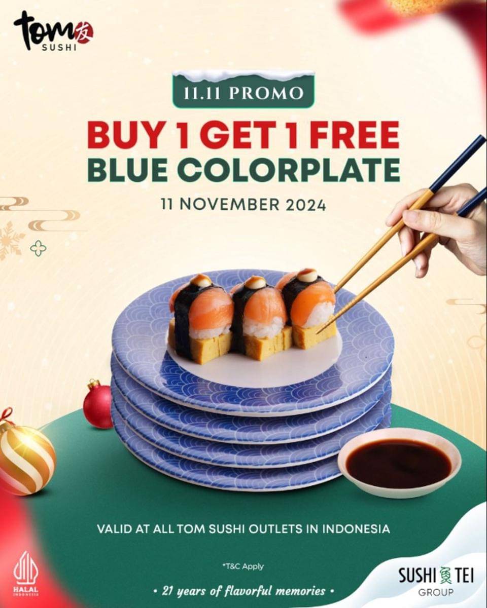 Tom Sushi November 2024 (instagram.com/tomsushiidn)
