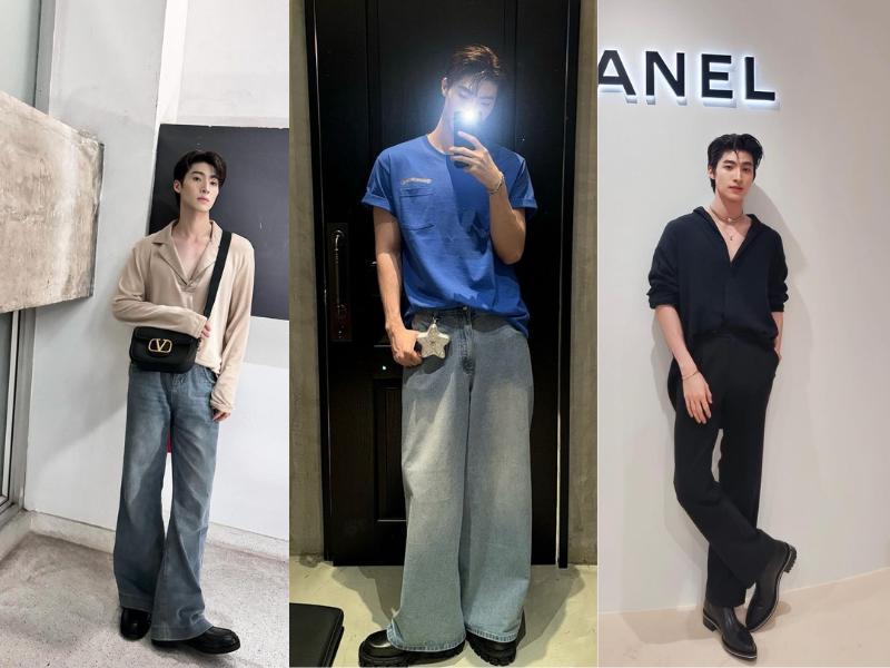 7 Ide French Tuck ala Blue Pongtiwat, Bergaya Boyfriend Material