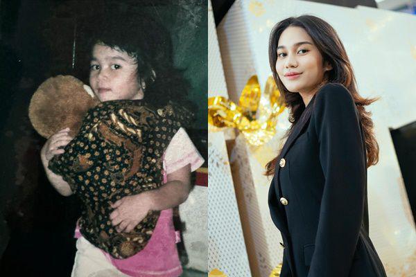 7 Potret Masa Kecil Azizah Salsha, Doyan Isap Jempol