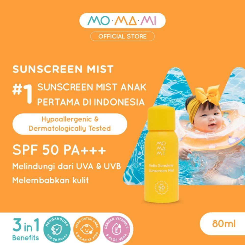 Momami Sunscreen Mist (shopee.co.id/Momami)