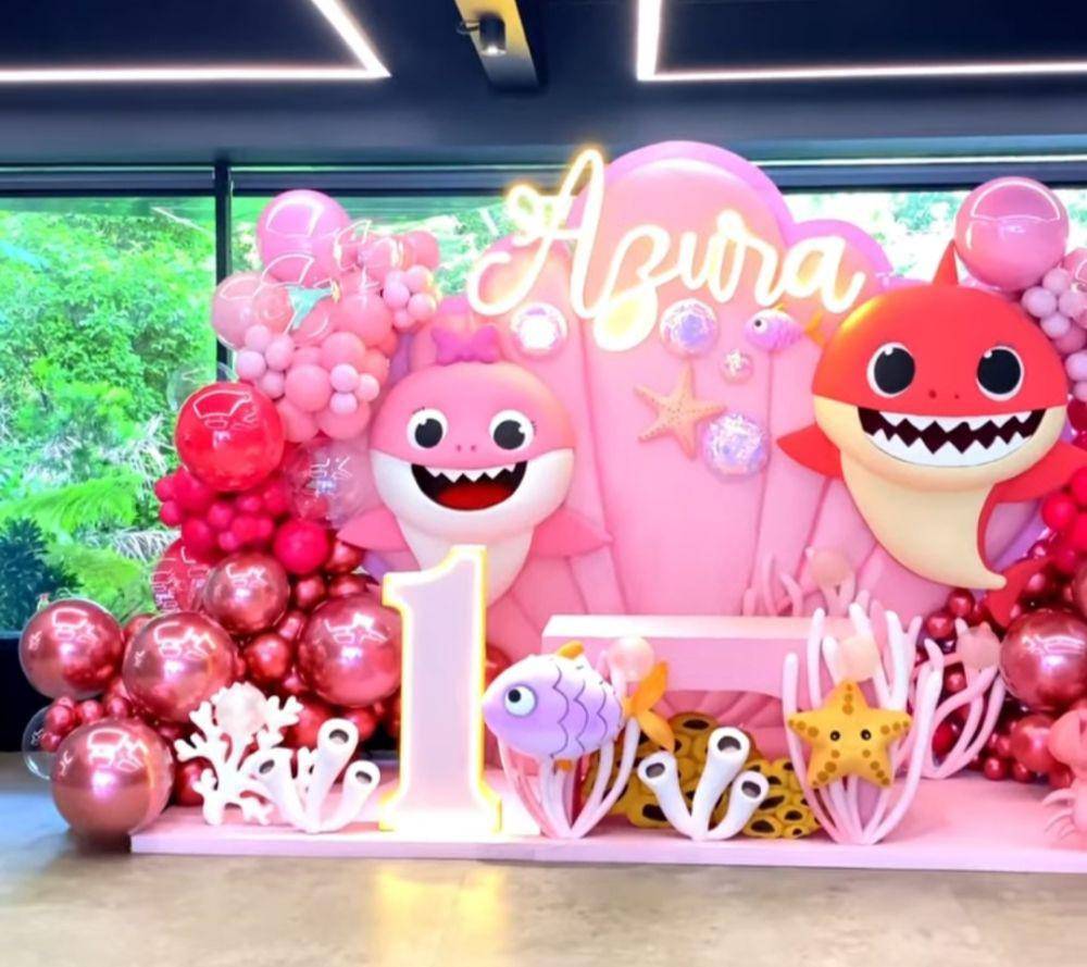 Ulang tahun pertama Azura Atta. (Instagram.com/olaharika)