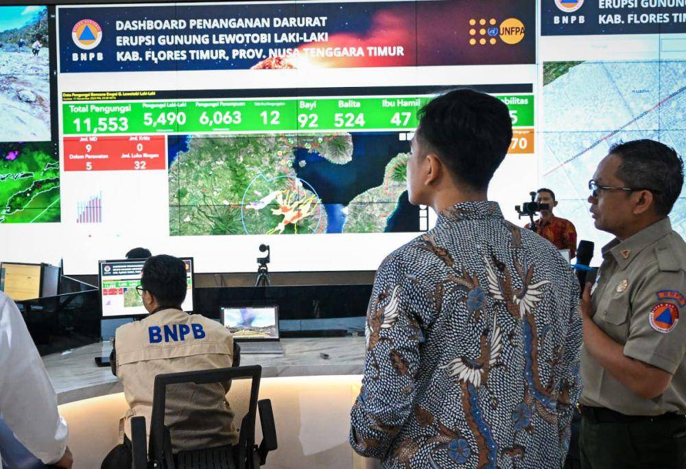 Wakil Presiden (Wapres) Gibran Rakabuming memimpin rapat koordinasi di Kantor BNPB/dok Setwapres