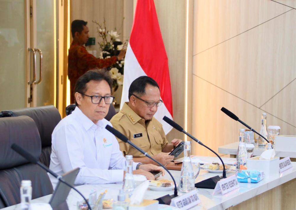 Kemendagri bersama Kementerian dan Lembaga terkait Bersinergi Bantu Korban Erupsi Lewotobi NTT (Dok Humas Kemendagri)