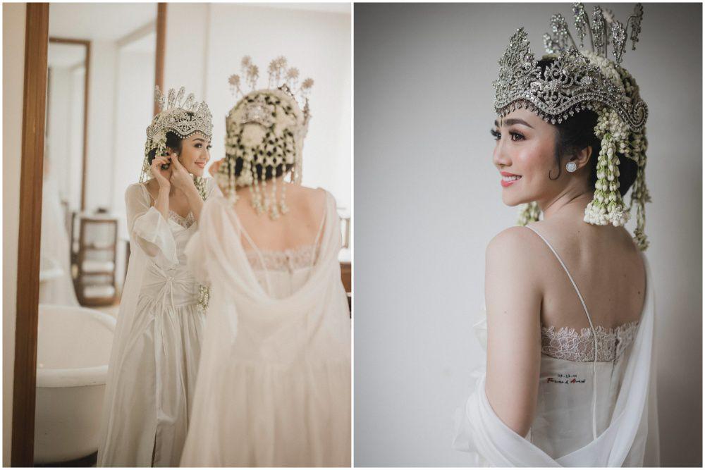 7 Potret Febby Rastanty Sesaat sebelum Akad Nikah, Pakai Bridal Robe!