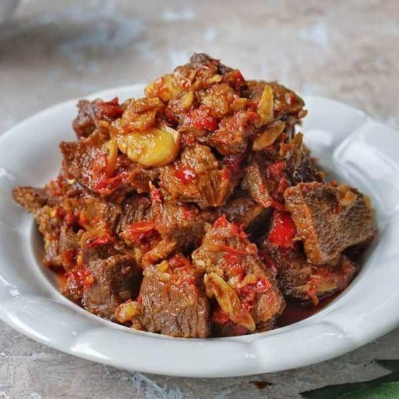 Oseng-oseng Mercon Bu Narti kuliner Yogyakarta