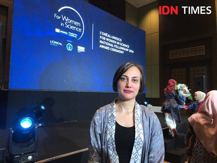 Fereshteh Rafieian, Science Programme Specialist at UNESCO Indonesia. 11 November 2024. (IDN Times/Hani Safanja)