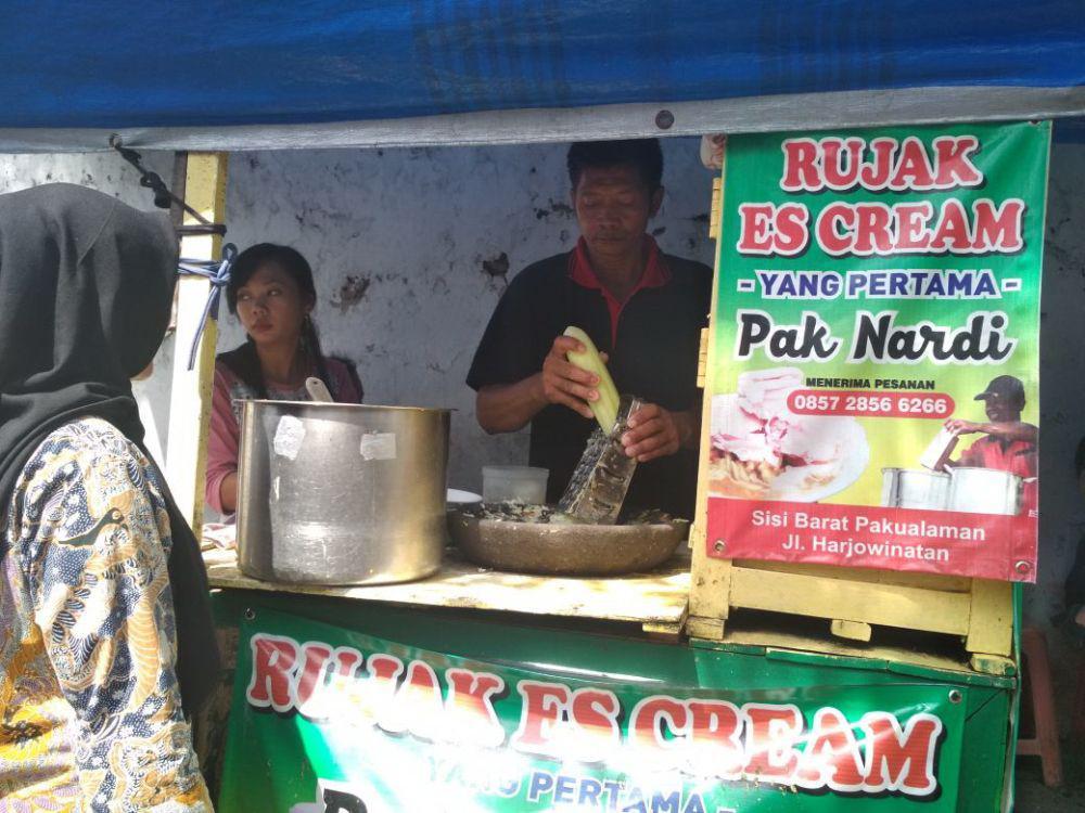 Rujak Es Krim Pak Nardi kuliner Yogyakarta