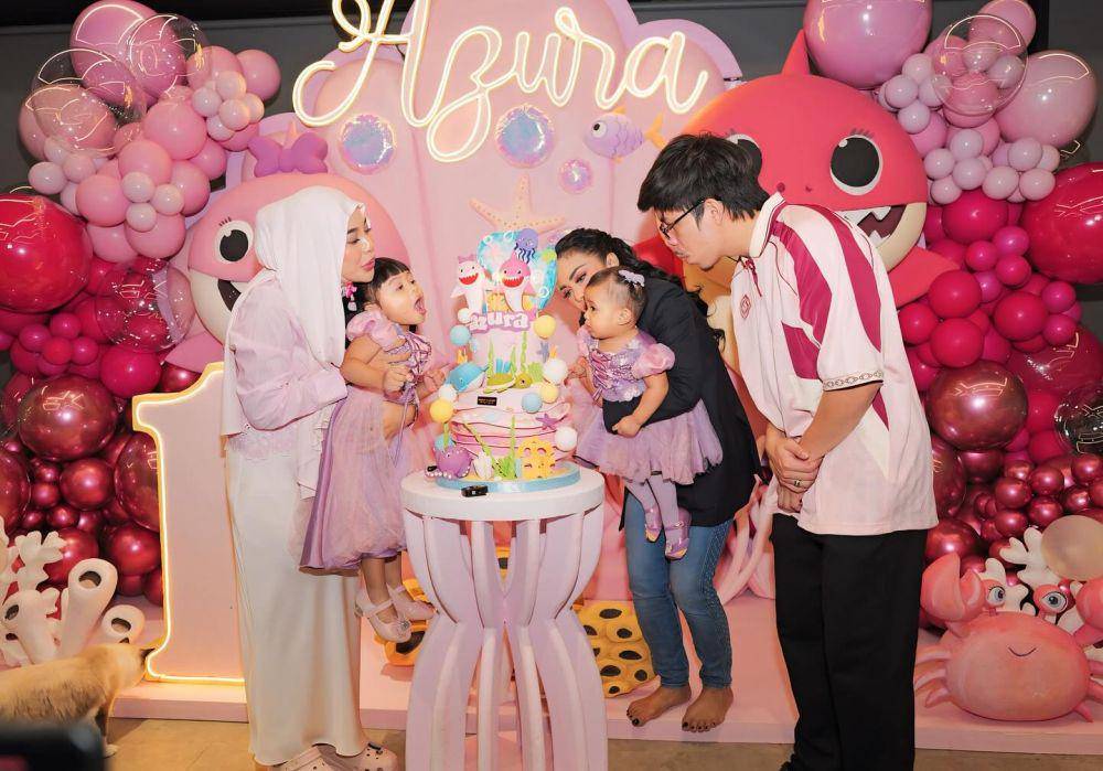 Ulang tahun pertama Azura Atta. (Instagram.com/attahalilintar)