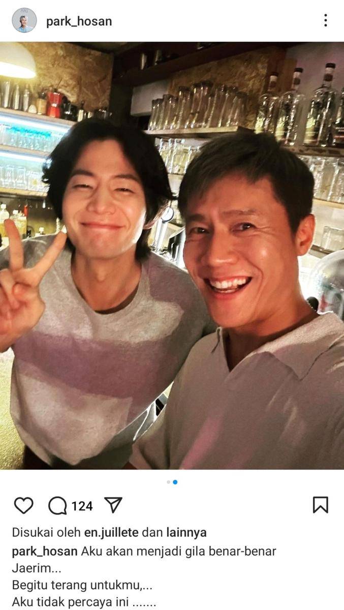 Ucapan duka cita untuk Song Jae Rim (Instagram.com/park_hosan)