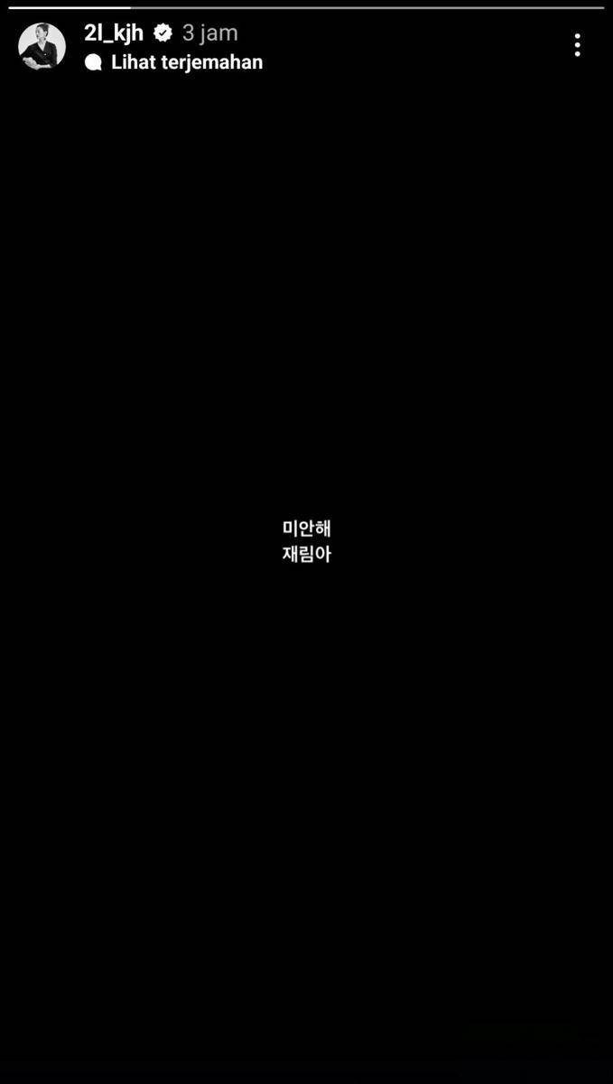 Ucapan duka cita untuk Song Jae Rim (Instagram.com/2l_kjh)