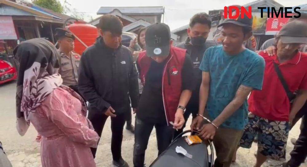 Direktorat Reserse Narkoba (Ditresnarkoba) Polda Kalimantan Timur (Kaltim) menggerebek kawasan Gunung Bugis, Kampung Baru Ujung di Balikpapan, Senin (11/11/2024). (IDN Times/Hilmansyah)