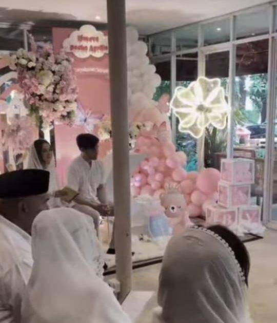 Akikah Kimova Dasha Aprilio, anak Kevin Aprilio. (Instagram.com/emeraldtreeresto.bintaro)