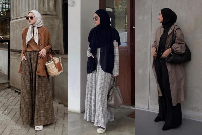 12 Outfit Hijab Modis ala Nisa Cookie, Simple dan Kekinian!