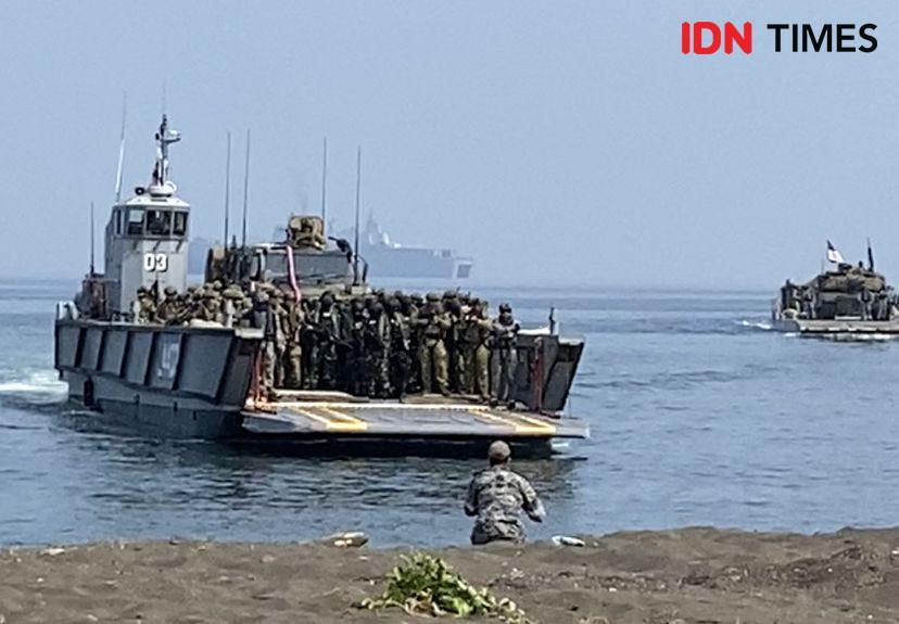 TNI-ADF Gelar Latihan Gabungan Keris Woomera 2024 di Pantai Banongan