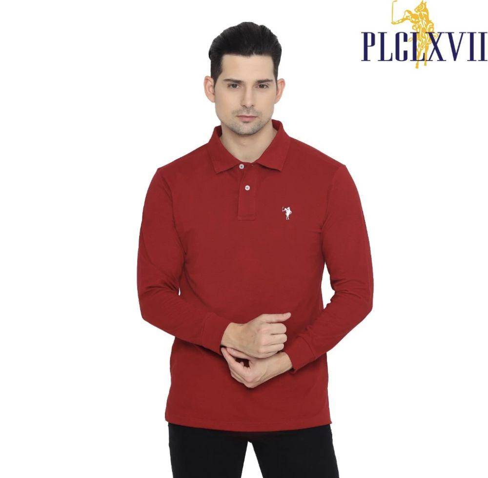 PLCLXVII Polo Shirt - Lengan Panjang Logo Kecil 1005 (shopee.co.id/PLCLXVII OFFICIAL SHOP)