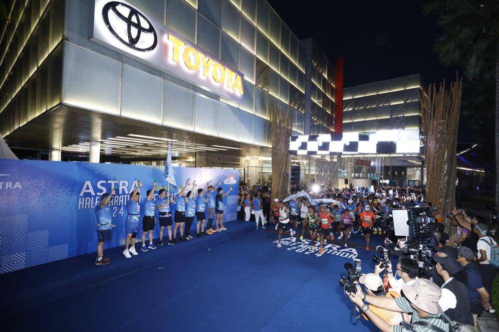 Acara Astra Half Marathon 2024 "Run with Happiness" di Astra Biz Center, BSD City, Banten. (Dok. Astra)