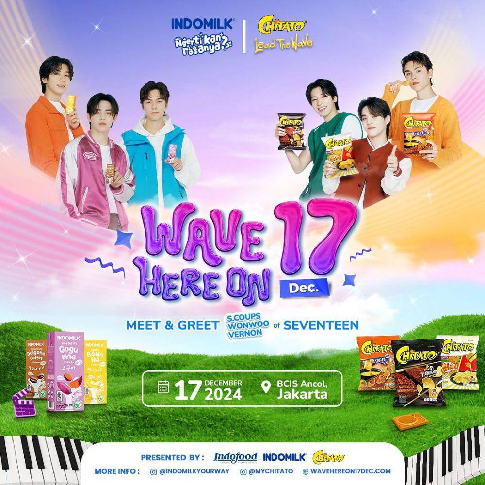 poster meet and greet S.Coups, Wonwoo, dan Vernon SEVENTEEN di Jakarta (instagram.com/mychitato)
