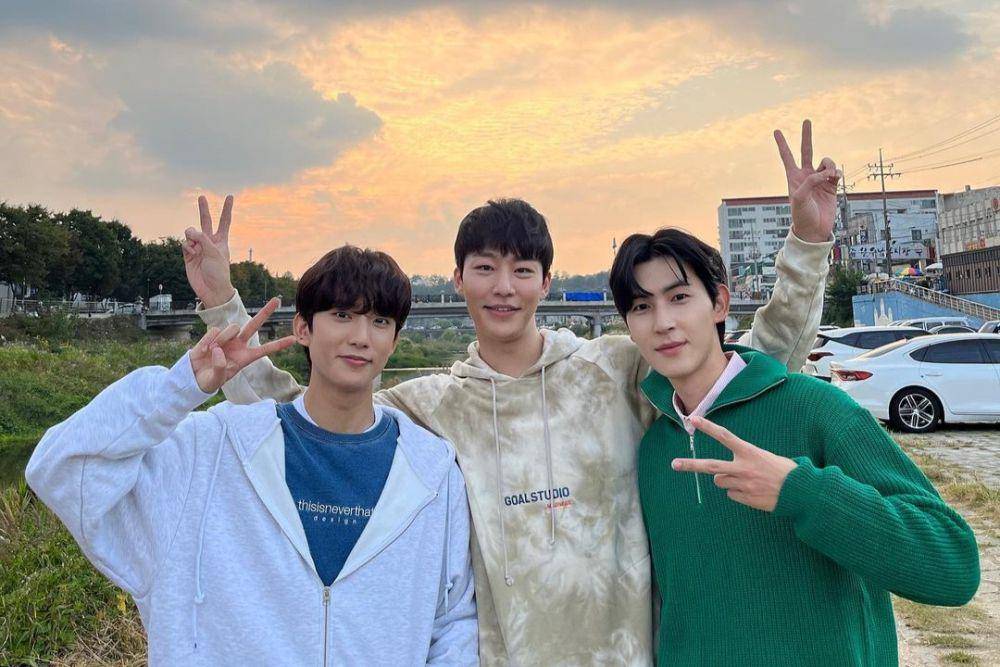 Gong Chan, Won Tae Min, dan Do Woo (instagram.com/one__tm_)