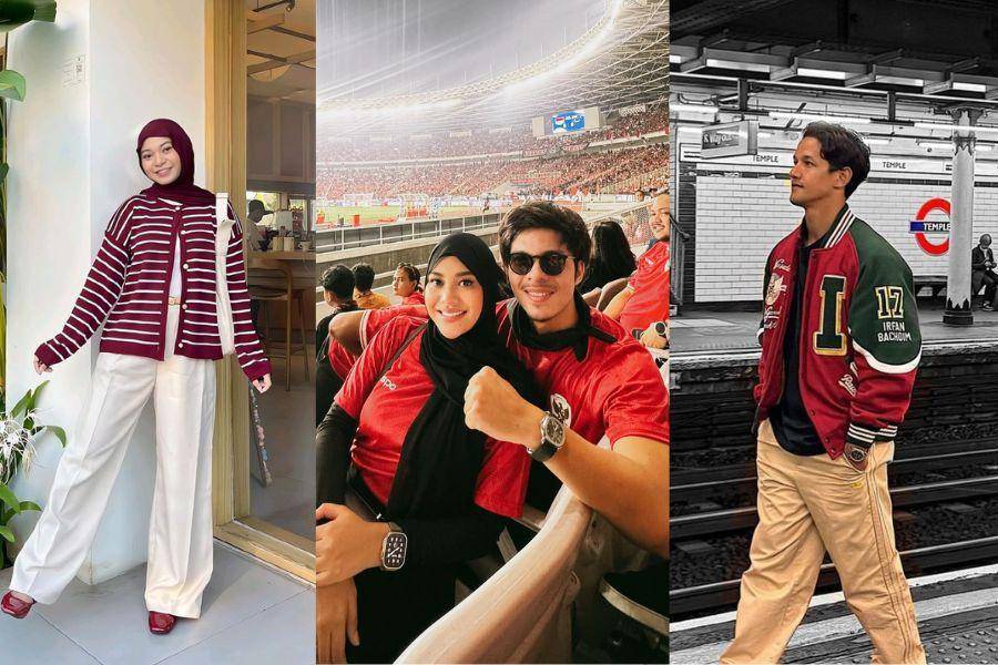 Ide outfit nonton Timnas Indonesia (pinterest.com | instagram.com)