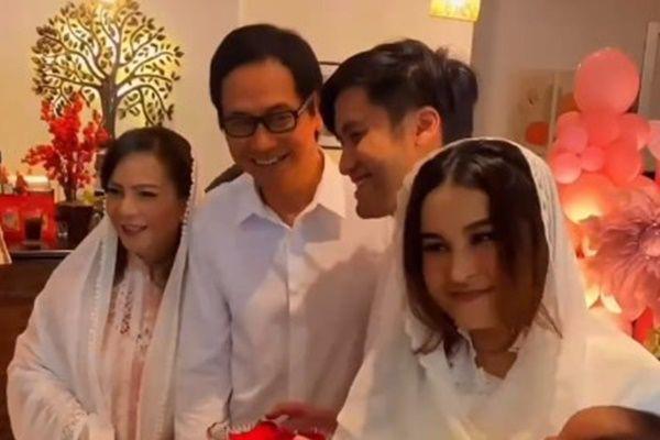 7 Potret Akikah Baby Kimova Anak Kevin Aprilio dan Vicy Melanie