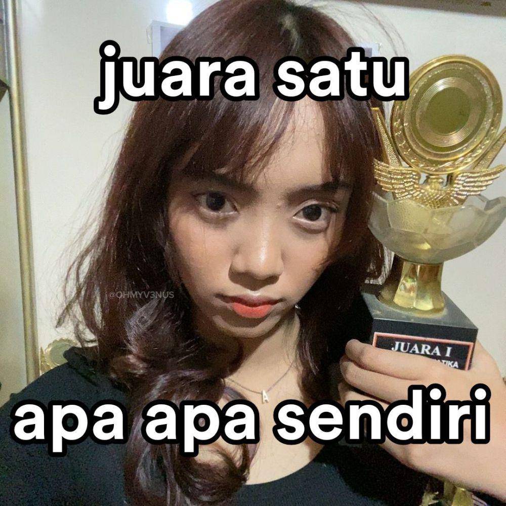 meme apa-apa sendiri (x.com/OHMYV3NUS)
