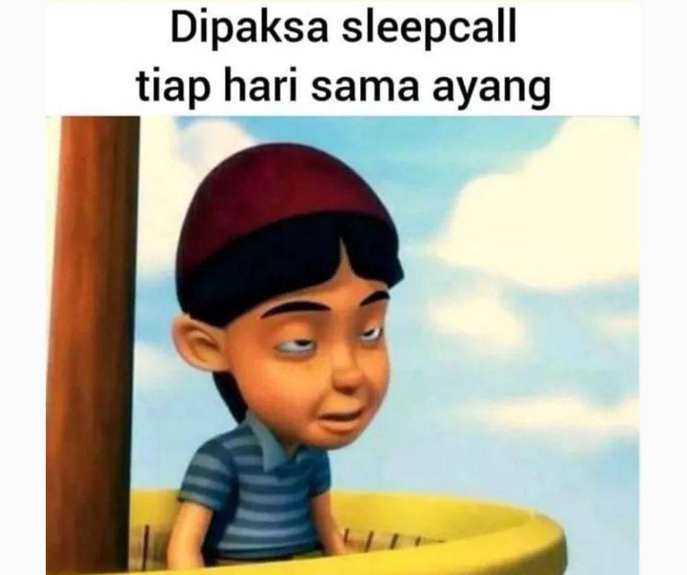 meme sleep call (instagram.com/meme.wkwk)
