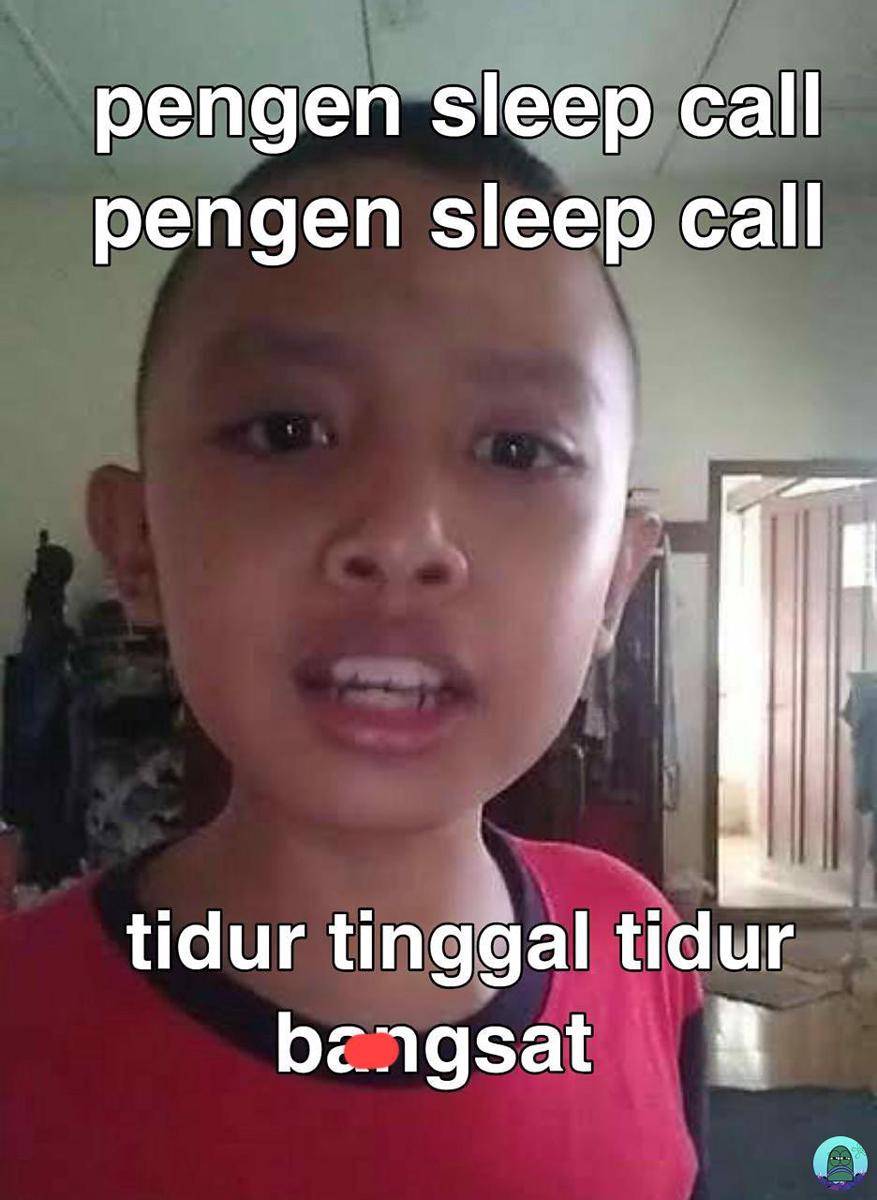 meme sleep call (x.com/tanyakanrl)