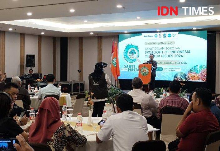 Ketua Umum DPP Gabungan Pengusaha Kelapa Sawit Seluruh Indonesia (GAPKI) Eddy Martono (IDN Times/Eko Agus Herianto)