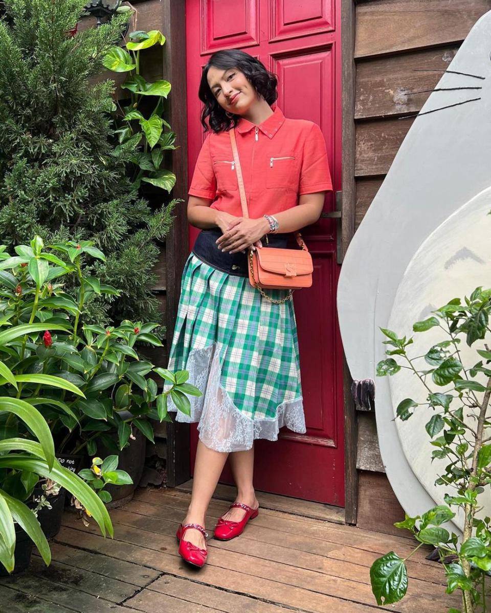 Ide OOTD afternoon stroll Tasya Kissty (instagram.com/tasyakissty)