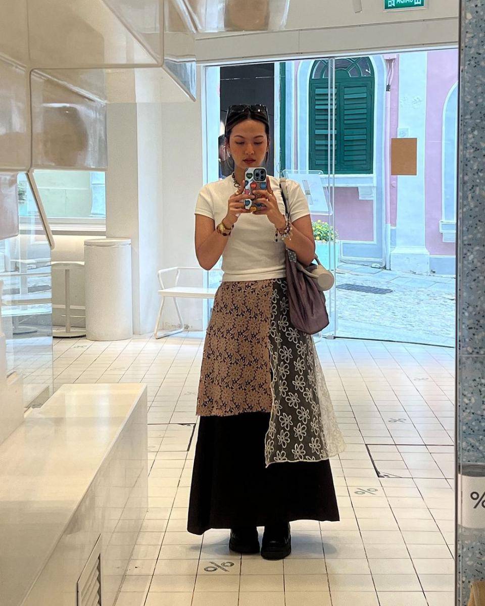 Ide OOTD afternoon stroll Tasya Kissty (instagram.com/tasyakissty)