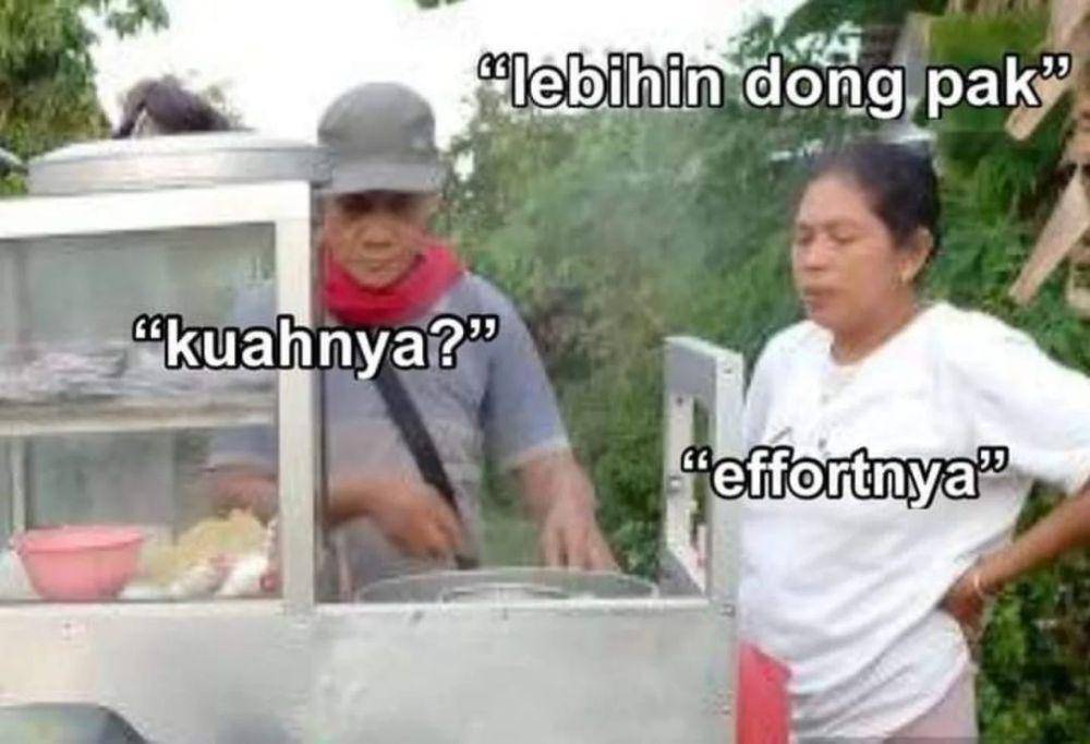 meme usaha dalam hubungan (instagram.com/esningning)