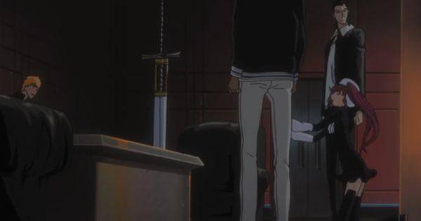 Riruka kesulitan melihat Ichigo dengan penerangan minim ( Dok. Pierrot / Bleach )