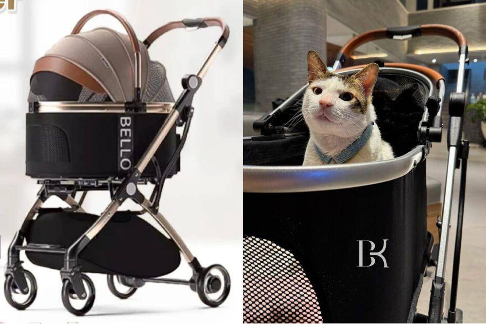 Bello Pet Stroller Signature WM01 (shopee.co.id/petmartindonesia | instagram.com/bobbykertanegara)