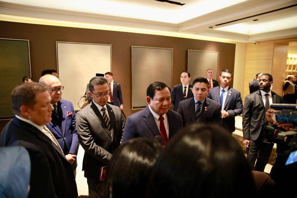 Presiden Prabowo Subianto di Washington DC pada Rabu (13/11/2024). (Dok. Sekretariat Presiden)