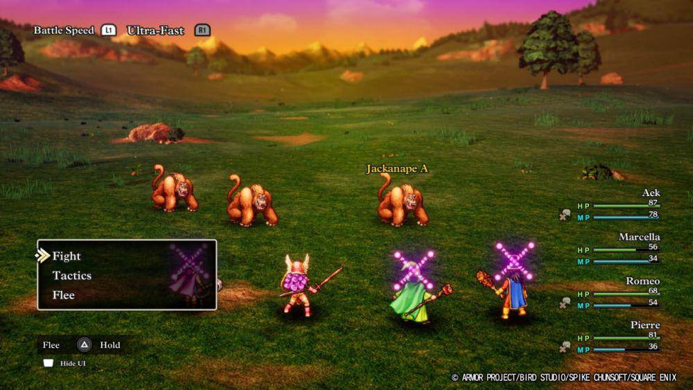 Screenshot Dragon Quest III HD-2D Remake, diambil Fahrul Nurullah di PS5. (Dok. Square Enix/Dragon Quest III HD-2D Remake)