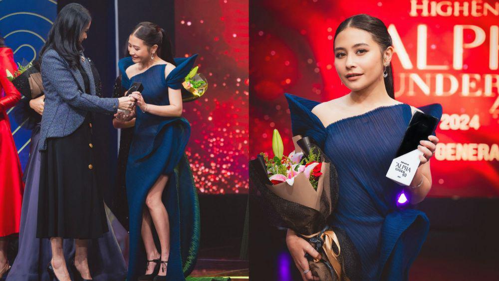 9 Potret Prilly Raih Penghargaan The Alpha Under 40, Bangga!