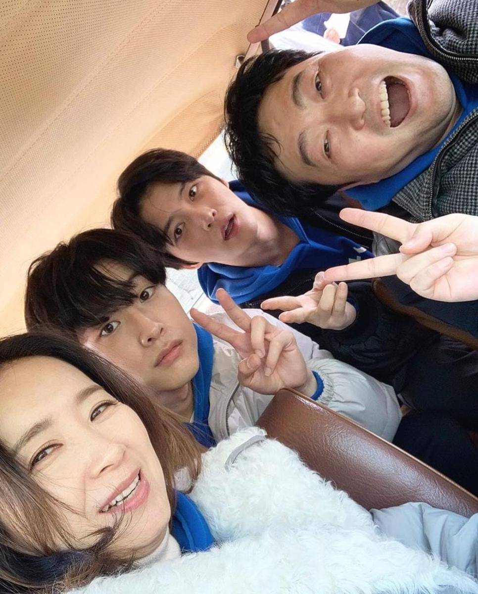 Yun Yoo Sun, Lee Jong Won, Kim Jae Joong, dan Lee Joon Hyuk di drama Bad Memory Eraser (instagram.com/junhyeok.lee.393)