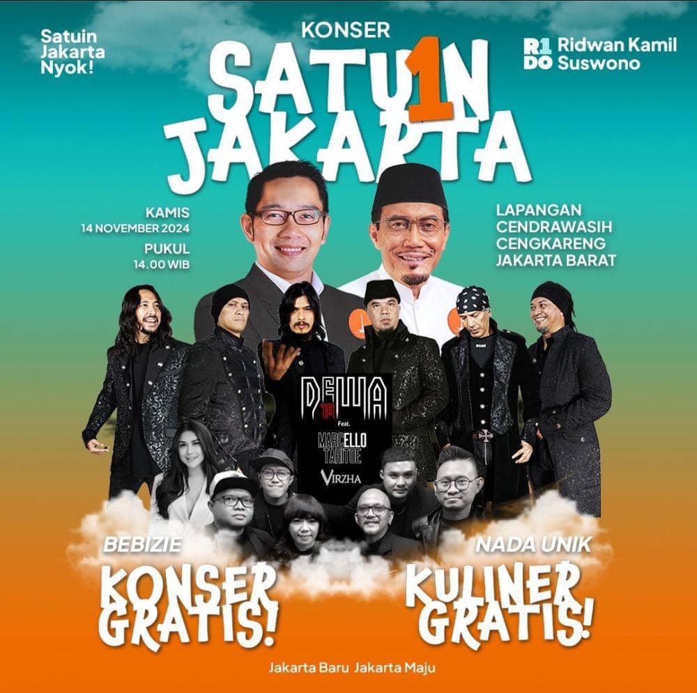 RIDO Gelar Kampanye Akbar Hari Ini, 20 Ribu Orang Bakal Hadir