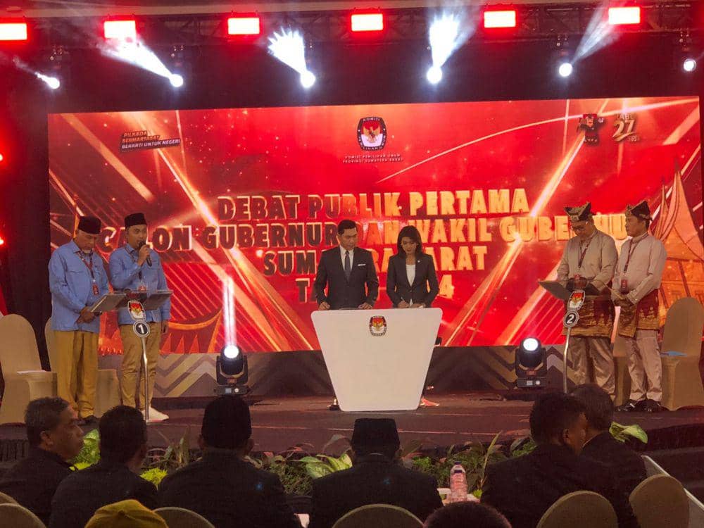 Debat Kedua Cagub Sumbar, KPU Ganti Moderator dan Tingkatkan Keamanan