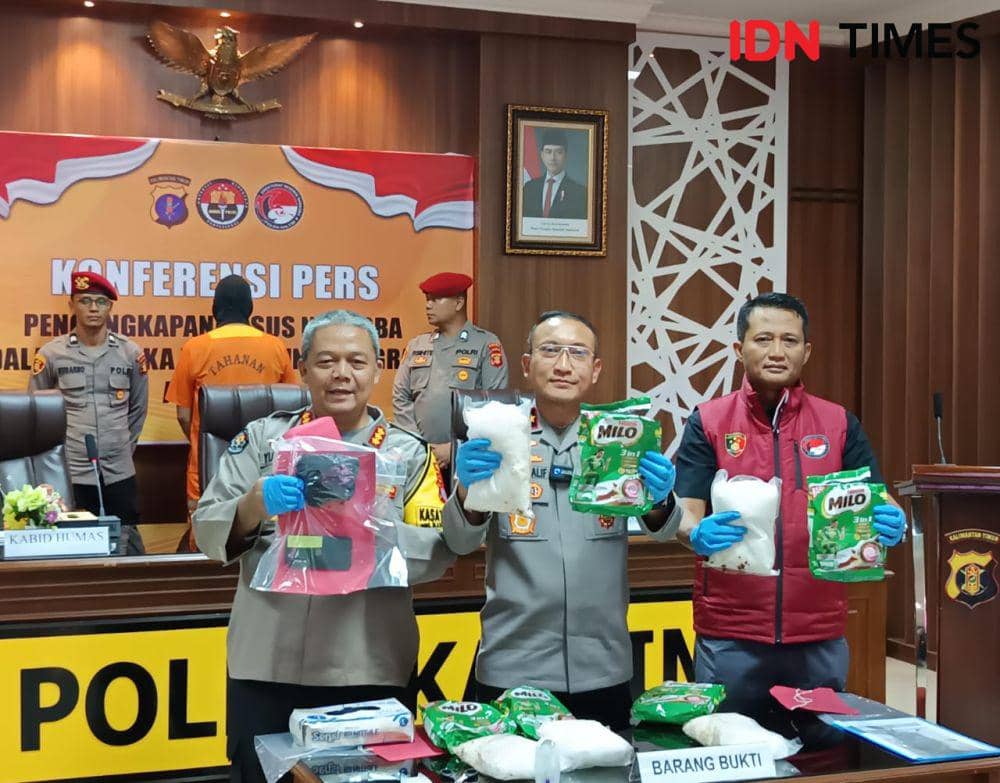 Polda Kaltim Gagalkan Peredaran 5 Kilogram Sabu Senilai Rp7,6 M