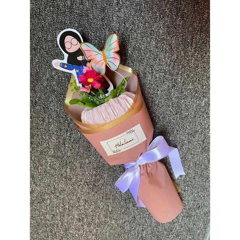 buket bunga Hari Guru (shopee.co.id/Holalani)
