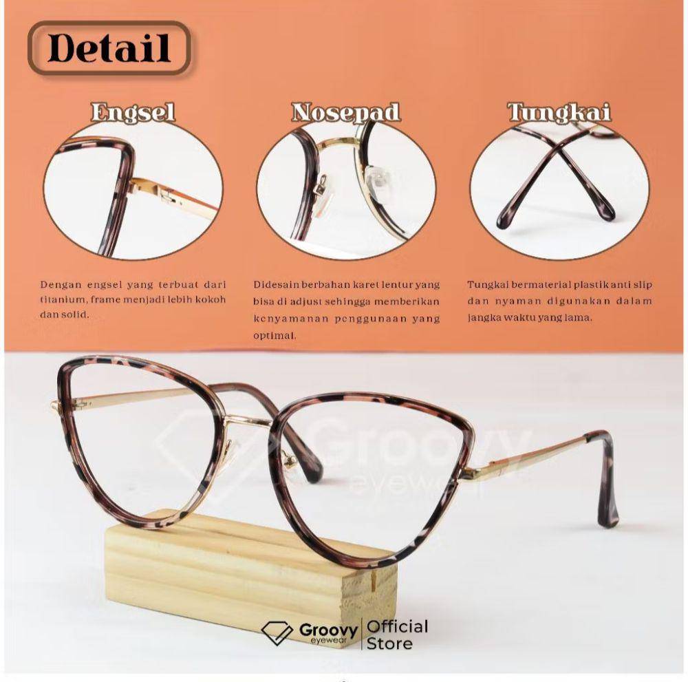 Kacamata Syifa (s.shopee.co.id/Groovy Eyewear Official Store)